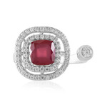 Anello in argento con Rubino del Madagascar (de Melo Essence)