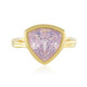 Bague en argent et Quartz Fleur de Lys