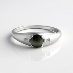 Anello in argento con Quarzo Occhio di Gatto