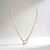 Collier en argent et Perle de culture d'eau douce rose