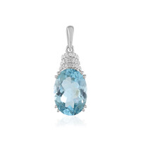Ciondolo in argento con Topazio Blu Cielo