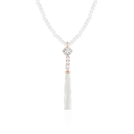 Collar en plata con Cuarzo blanco (KM by Juwelo)