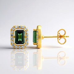 Orecchini in argento con Indicolite (Adela Silber)