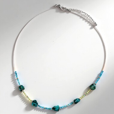 Blue Apatite Necklace