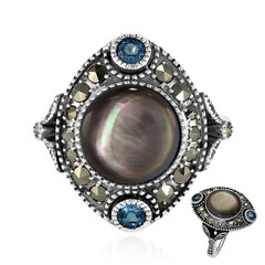 Anillo en plata con Nácar (Annette classic)