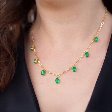 AAA-Sambia-Smaragd-Goldcollier (CIRARI)