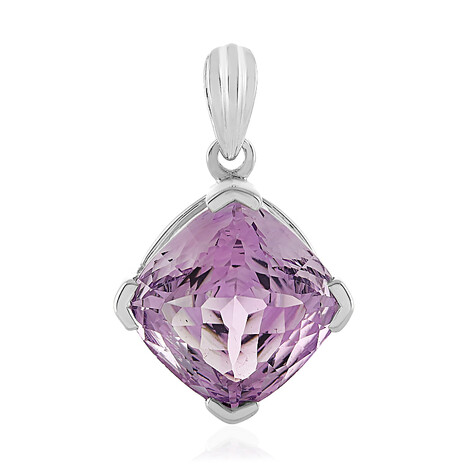 Pendentif en argent et Améthyste Rose de France (PHANTASIA)