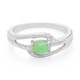 Bague en argent et Chrysoprase impériale