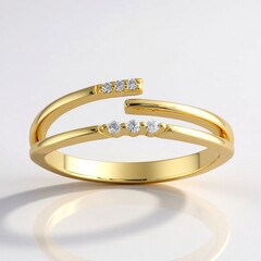 Anello in oro con Diamante I2 (H) (de Melo Gold)
