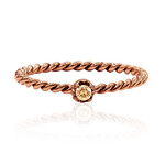 Bague en or et Diamant rose de France SI1 d'Argyle  (Annette)