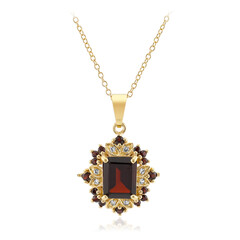 Collier en argent et Grenat