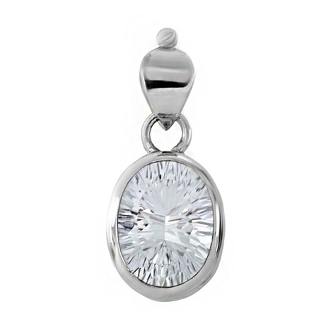 Pendentif en argent et Quartz Princier