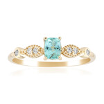 Brasilianischer Paraiba-Turmalin-Goldring (AMAYANI)