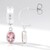 Orecchini in argento con MORGANITE MARROPINO