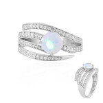 Zilveren ring met een AAA Welo-opaal (de Melo Essence)