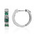 14K AAA Zambian Emerald Gold Earrings (CIRARI)