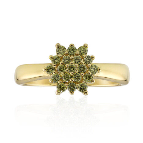 Gelber VS1 Brillant-Goldring (Annette)