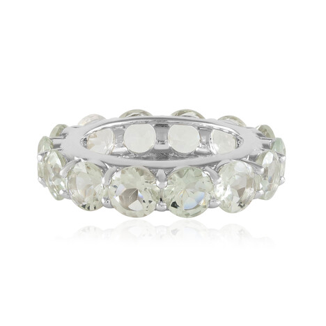 Anello in argento con Ametista Verde (de Melo)