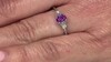 Gouden ring met een roze saffier (CIRARI)