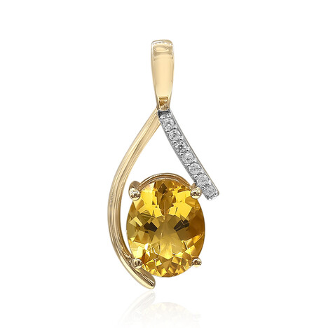 Gouden hanger met een gouden beril