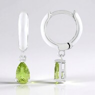 Peridot Silver Earrings