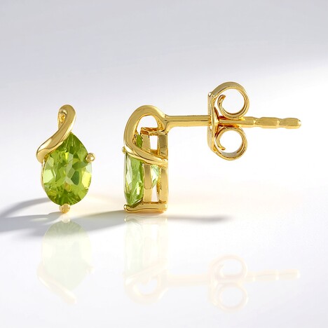 Orecchini in argento con Peridoto