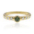 9K VS1 Green Diamond Gold Ring (Annette)