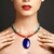 Collar en plata con Lapislázuli (Adela Silber)