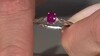 Gouden ring met een AAA Mozambique robijn (CIRARI)