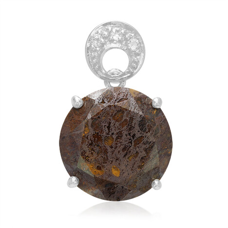 Dinosaur Bone Silver Pendant