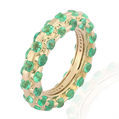 Anillo en oro con Esmeralda de Colombia (de Melo)