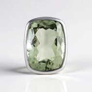 Pendentif en argent et Améthyste verte (MONOSONO COLLECTION)