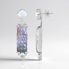 Orecchini in argento con Madreperla