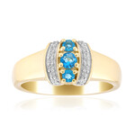 Anello in oro con Haüyne