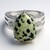 Anello in argento con Diaspro Dalmata