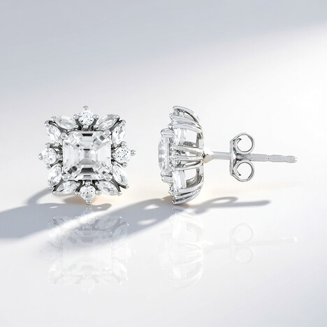 Orecchini in argento con Zircone (de Melo Essence)