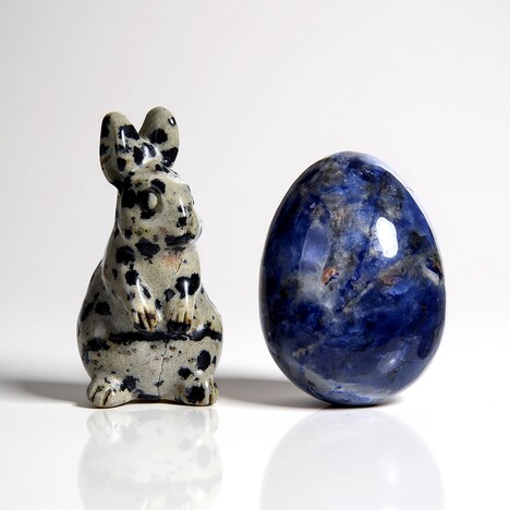 Figura con Diaspro Dalmata