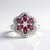 Anello in argento con Granato Malaya