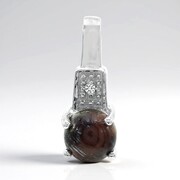 Colgante en plata con Ojo de tigre rojo