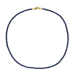 Collier en argent et Kyanite du Népal