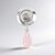 Ciondolo in argento con Quarzo Rosa
