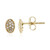 9K I2 (I) Diamond Gold Earrings (de Melo Gold)