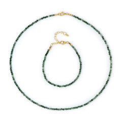 Parure en argent et Jade du Guatemala