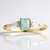 Anello in oro con Tormalina Paraíba