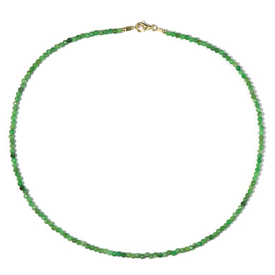 Collier en argent et Tsavorite de Tanzanie