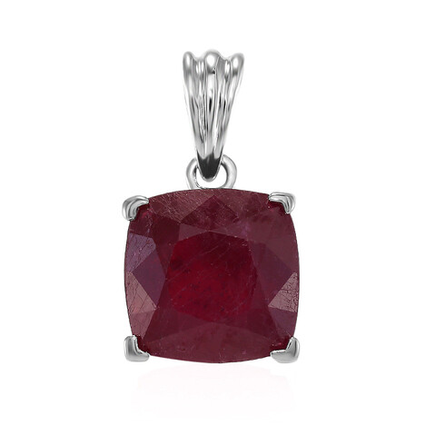 Madagaskar-Rubin-Silberanhänger