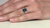 Anillo en oro con Topacio azul de Londres (CIRARI)