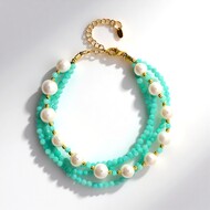 Edelstein-Silberarmband (Riya)