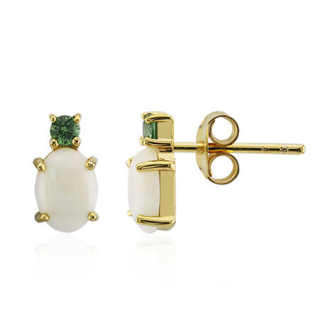 Orecchini in argento con Opale Bianco