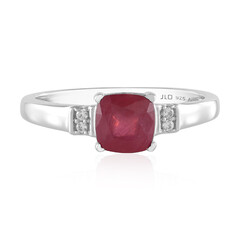 Bague en argent et Rubis de Bemainty